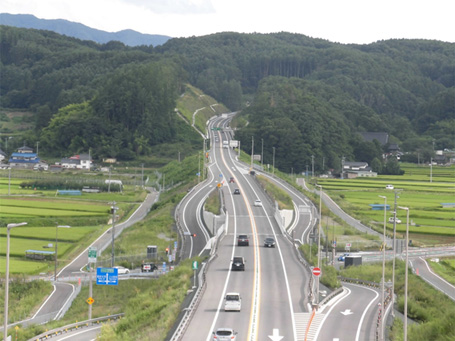 中部横断自動車道の写真